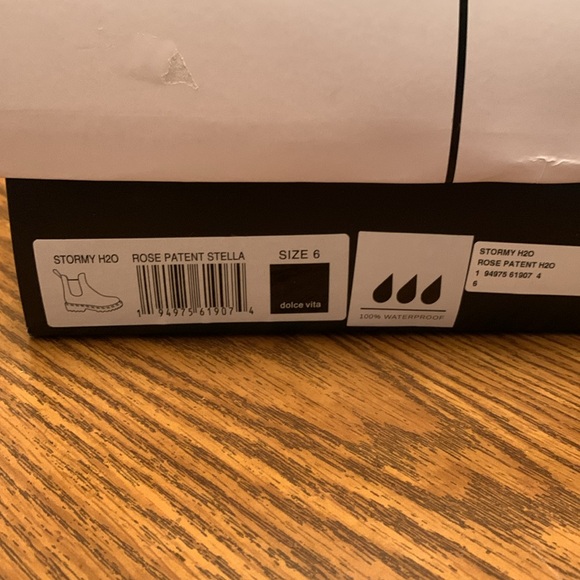 Dolce Vita ‘Stormy’ Rose Patent Boots NWT 6 - Picture 3 of 10